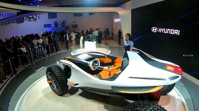 Hyundai Kite -The Two-in-One Electric Buggy Concept - Auto Expo 2020 @KrrishFR-KrrishFreeRider смотреть онлайн
