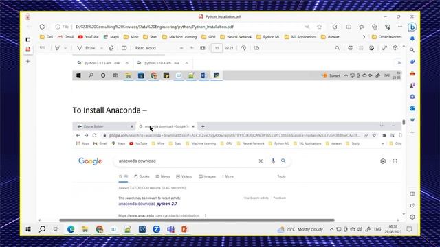 Python Installation | Day 2 Data engineering | KSR DATAVIZON смотреть онлайн
