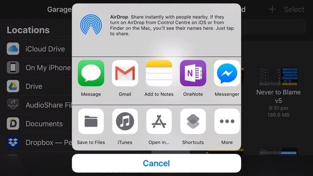 How to SHARE/EXPORT your GarageBand iOS songs (iPad/iPhone) смотреть онлайн