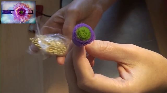 Flower Kanzashi Master Class hand made DIY Tutorial Канзаши МК Гербера фантазия смотреть онлайн
