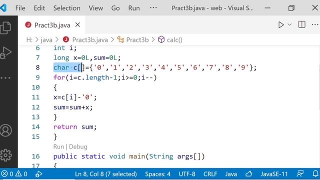 count the letters| calculates the sum of digits | Find the smallest and largest element | Core Java смотреть онлайн