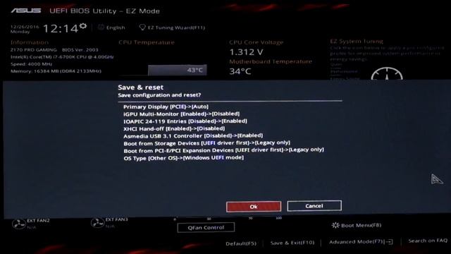 Asus Z170 Pro Gaming Hackintosh MacOS Sierra Setup