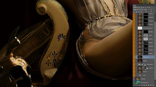 Digital painting with 3D by Stephane "Wootha" Richard / Chapter 6.3 Procedural Painting смотреть онлайн