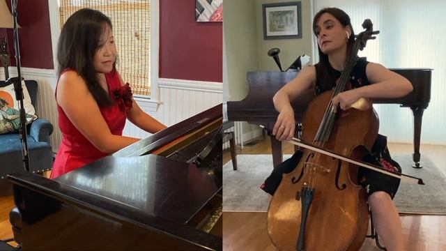 Tango in D Major by Isaac Albeniz for Cello and Piano- Performed by Duo Amie смотреть онлайн