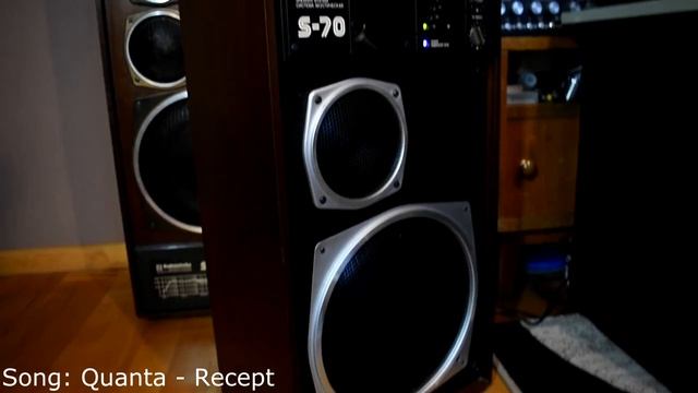 Radiotehnika S-70 With Radiotehnika УП-001 Sound Testing With Zoom H1