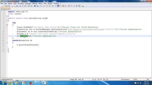 5 Demonstration of execute method смотреть онлайн