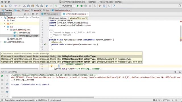 Beginning Java - Detecting a Closing Window (2) смотреть онлайн