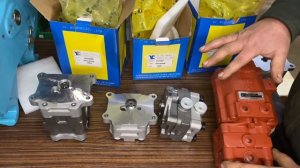 Пилотный насос на мини экскаватор