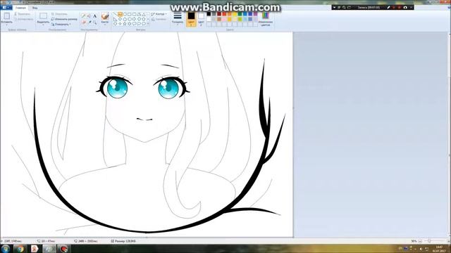 【Speedpaint】draw an avatar of my channel (рисуем аватарку на мой канал)♥ смотреть онлайн