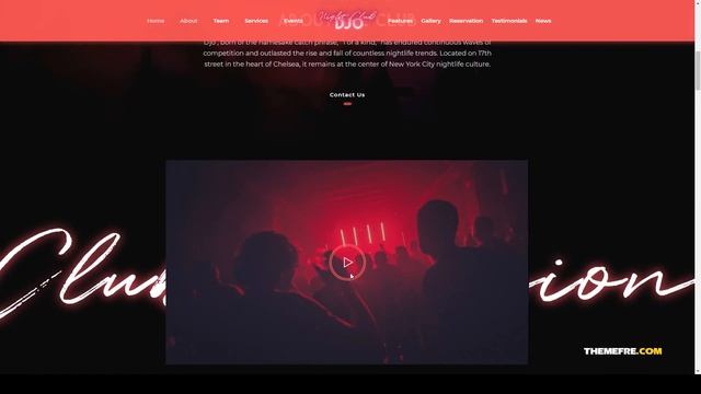 DJO - Night Club and DJ WordPress mp3 disco Easy Create Website смотреть онлайн