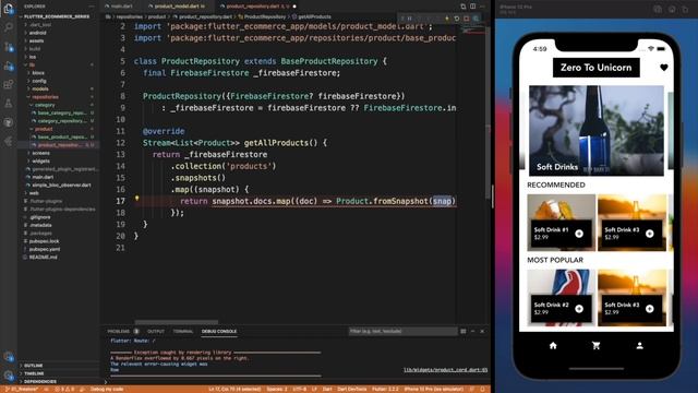 Flutter eCommerce App - How to Get Data From Cloud Firestore using The BloC Pattern - EP18 смотреть онлайн