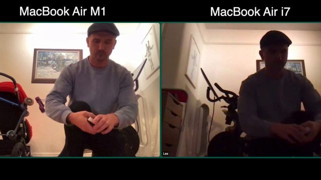 Webcam Test - Macbook Air M1 Vs Macbook Air i7 2020 смотреть онлайн