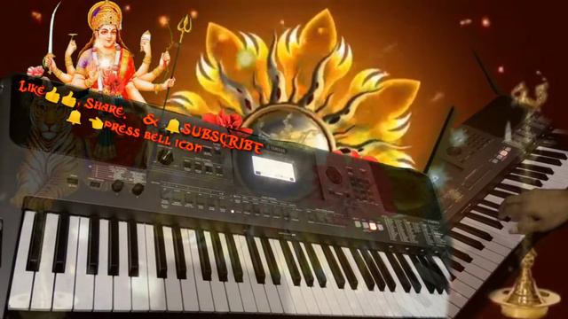 Maa Sherawaliye Tera Sher Aa Gaya on keyboard| Sonu Nigam| piano cover смотреть онлайн