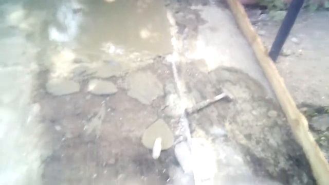 Заливка стяжки на крыльце