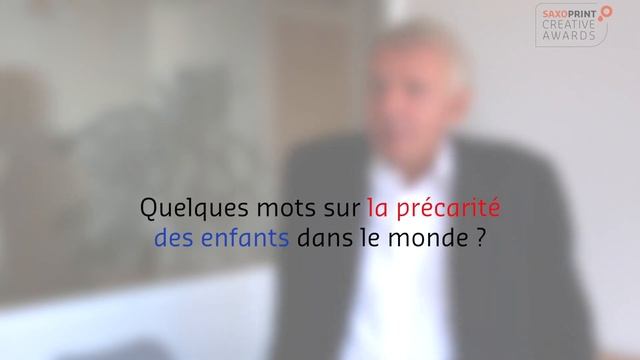 Patrick Poivre D'Arvor, Ambassadeur Du Secours Populaire, à Propos Des « SAXOPRINT Creative Awards