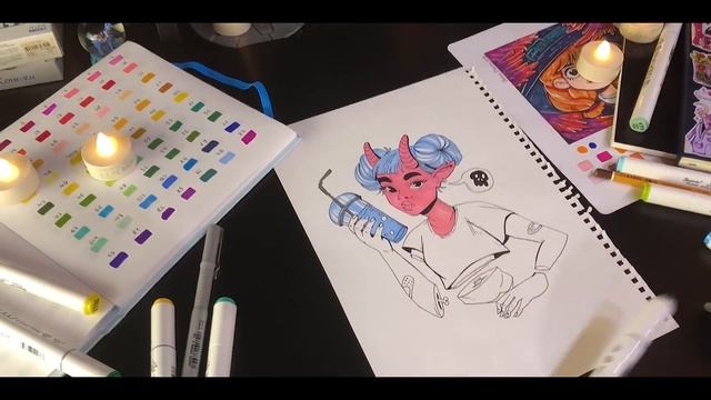 3 MARKER CHALLENGE ✍️ 3 МАРКЕРА ЧЕЛЛЕНДЖ смотреть онлайн