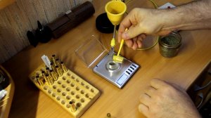 Навеска пороха, как я это делаю.