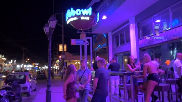 Laganas Nightlife 2018 June Zakynthos смотреть онлайн