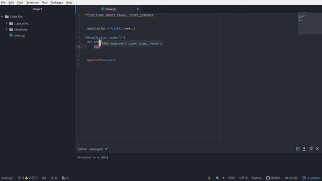 Web Application Development in Python | Intro to Flask and Jinja2 смотреть онлайн