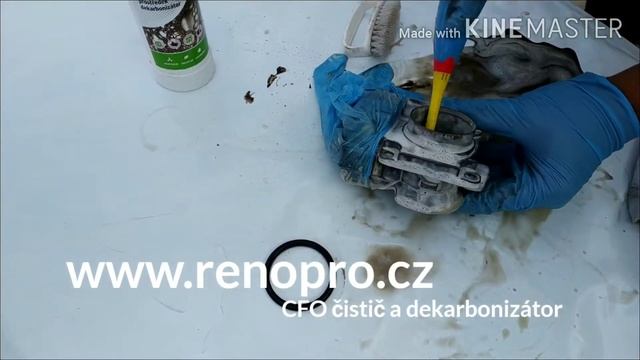 renopro.cz - CFO čistič (čištění kladky sání - motor Renault 1.2 16V D4F) смотреть онлайн