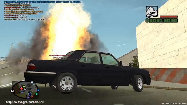 GTA Криминальная Россия (По сети) - Взорвали Танк смотреть онлайн