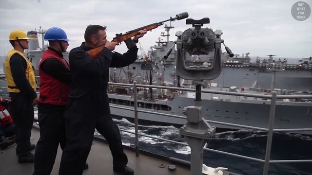 This is How Navy Refuels Ships at Sea смотреть онлайн
