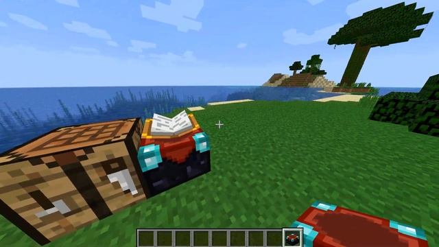 Как скрафтить зачарованный стол майнкрафт / Чародейский стол смотреть онлайн