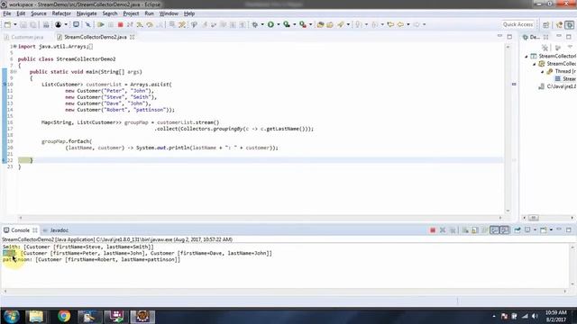 How to use Terminal operations[collect] in Java 8 Stream? | Streams in Java 8 смотреть онлайн