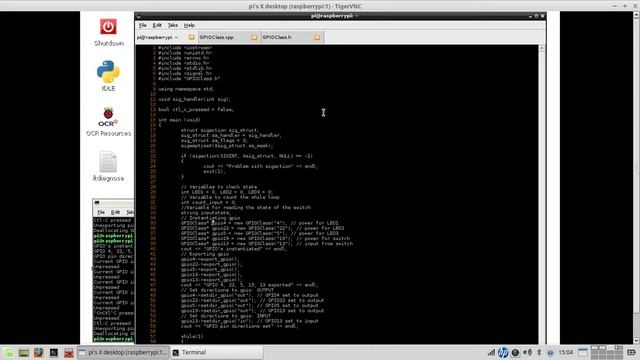 RaspberryPi: screencast 3-bits binary counter using C++ #1 смотреть онлайн