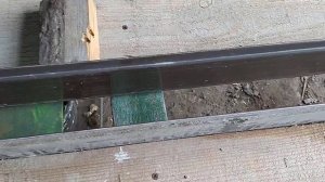 Бордюр своими руками. Форма для бордюра из пластиковой вагонки.