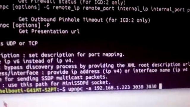 How To Open Public Port Using Command Line Upnpc