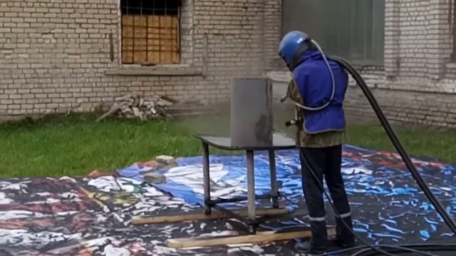 Абразивоструйная очистка купершлаком смотреть онлайн