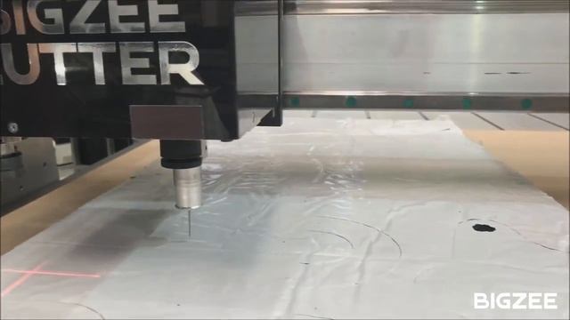 BIGZEE CUTTER cutting foamed rubber 22 mm / резка вспененного каучука 22 мм смотреть онлайн