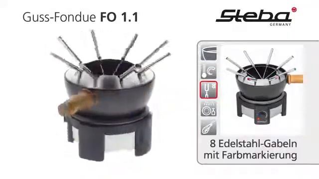 Steba Guss Fondue Set FO 1 1 смотреть онлайн