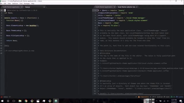 Introduction to multi-theme applicator for Atom Editor смотреть онлайн