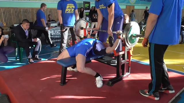 773 Тышук Николай. Жим лежа 145 кг . Кубок Украины 2015 (UPC) смотреть онлайн