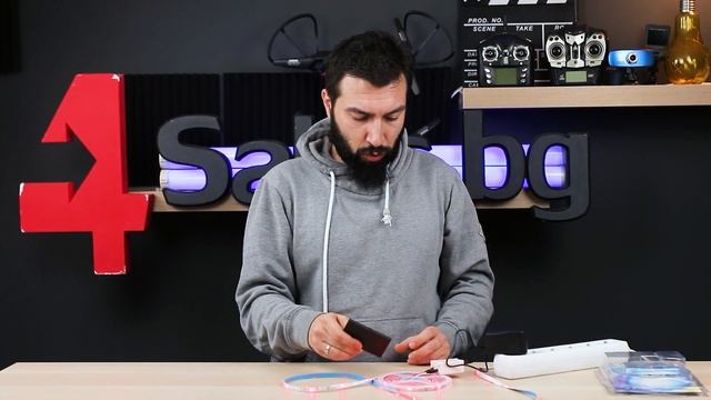 RGB LED лента за амбиентно осветление с дистанционно и адаптер / 4sales.BG смотреть онлайн