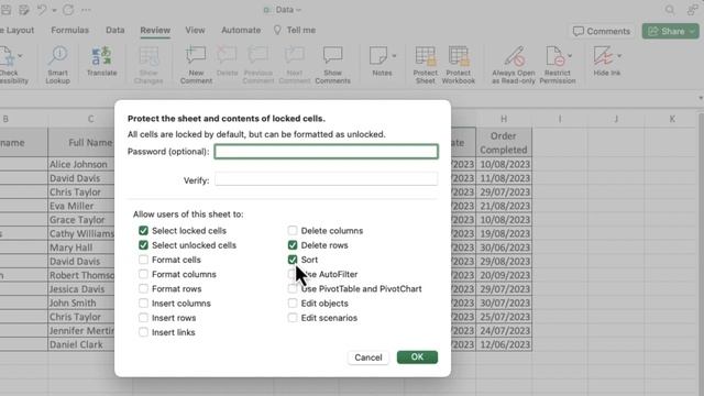 Microsoft Excel - Protecting sheets and the workbook смотреть онлайн