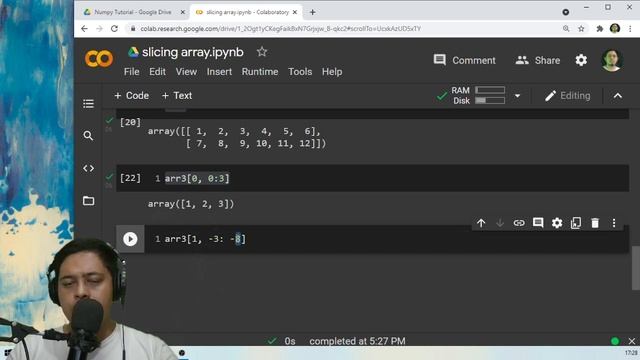 Slicing 2D Array Numpy, Trick Memotong Baris dan Kolom Array 2D | Data Science with Numpy Eps 5 смотреть онлайн