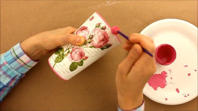 Decoupage Glass - Painted Glasses Diy - Decoupage On Glass Tutorial  - Decoupage For Beginners