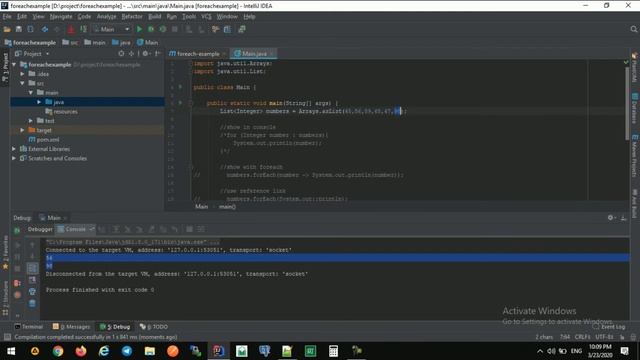 java 8 foreach example смотреть онлайн