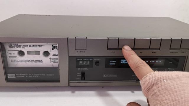 Vintage AKAI CS-F110 Stereo Cassette Deck (made in Japan) смотреть онлайн