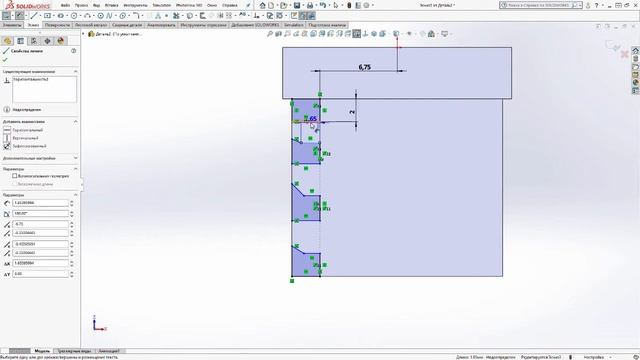 3D модель пластиковой заглушки 20х20 в SolidWorks смотреть онлайн