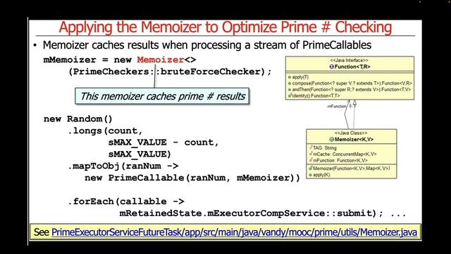 Applying the Java FutureTask-based Memoizer to the PrimeChecker App смотреть онлайн