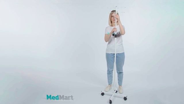 Обзор подставки-штатива П02 для вливаний. 4 держателя. смотреть онлайн