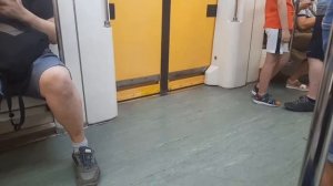 Поездка по Арбатско-Покровской линии метро, Щёлковская - Пятниц.шоссе, на поезде Русич №0833. Москв