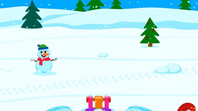 ABC SNOWBALL CANNON. English Games смотреть онлайн