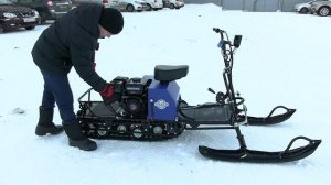 ДЕЛЬТА-3. Самый дешевый и самый компактный буксировщик с реверсом и лыжным модулем.