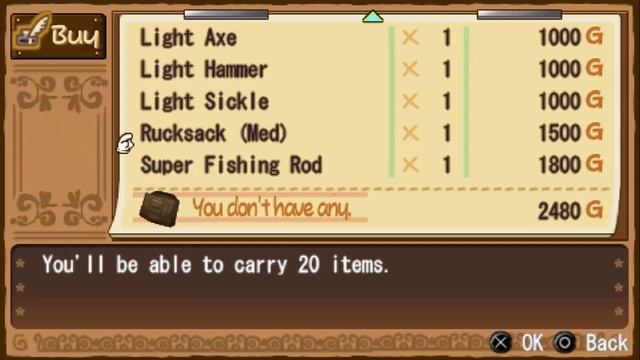 Let's Play: Harvest Moon: Hero of Leaf Valley - (Part 22) - Rucksack Upgrade! смотреть онлайн