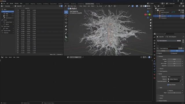 Unique Abstract Geometry Nodes with Hair Styles - Blender Tutorial смотреть онлайн